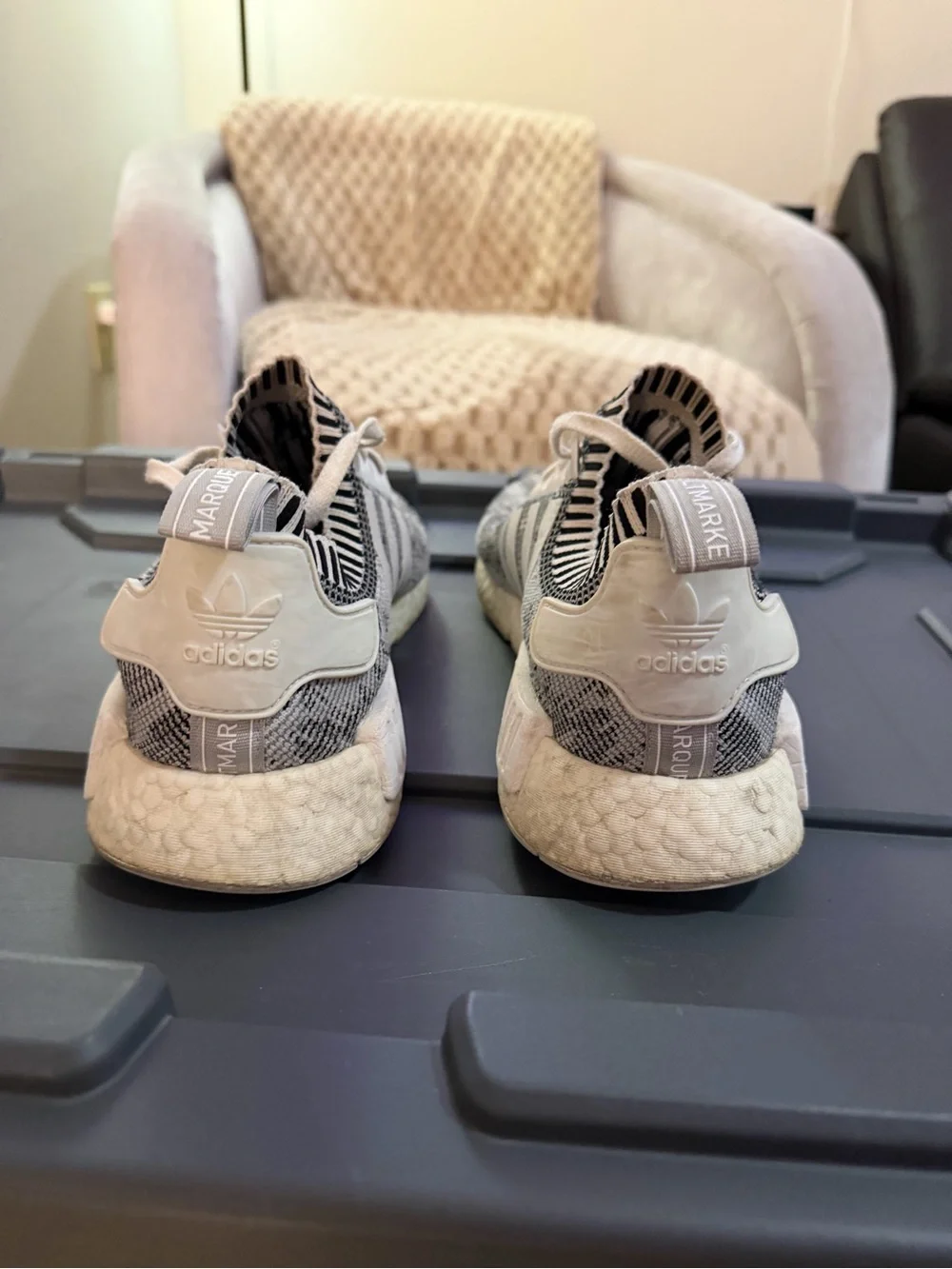 Adidas NMD_R1 Primeknit (Oreo / Glitch Camo) BY1911 Men’s Size 10.5 (2017)